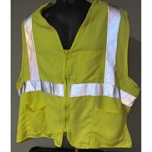 Radians Mitsubishi Compressor Safety Vest XL Neon Yellow Reflective FR ANSI 2